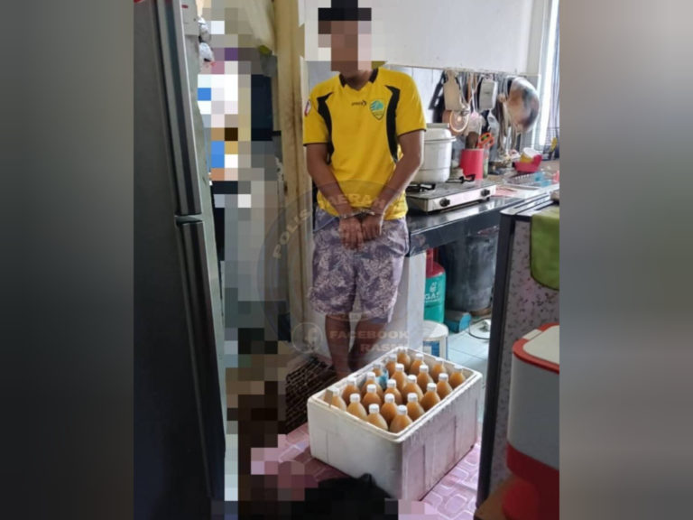 Cubaan edar 21 botol air ketum gagal