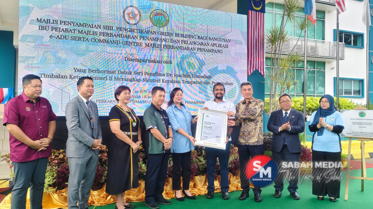 Majlis Perbandaran Penampang kini bangunan hijau pertama di Sabah