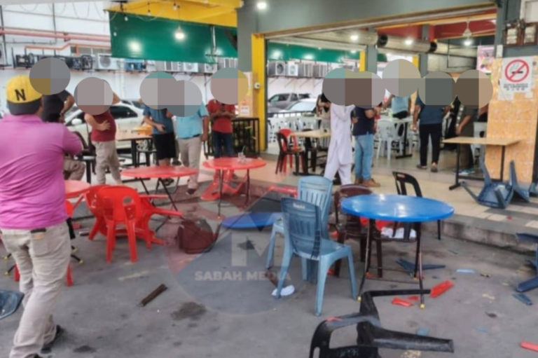 Sembilan lelaki ditahan bergaduh di restoran Kinarut