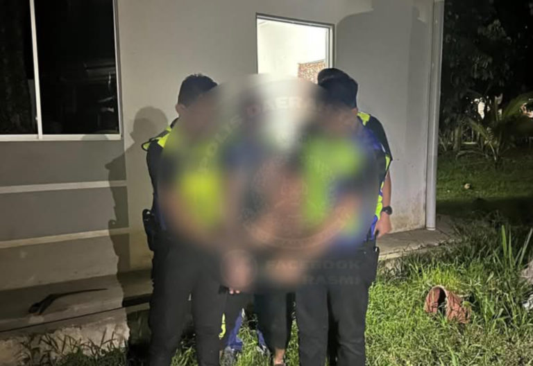 Suspek ancam, ugut isteri dengan senjata tajam ditahan