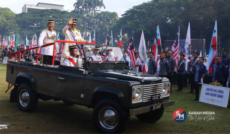 Lebih 2,800 peserta sertai perbarisan sempena Ulang Tahun Kelahiran TYT Sabah