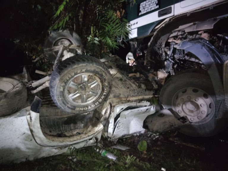 Tiga maut, satu cedera dalam nahas pacuan empat roda dan treler di Lahad Datu