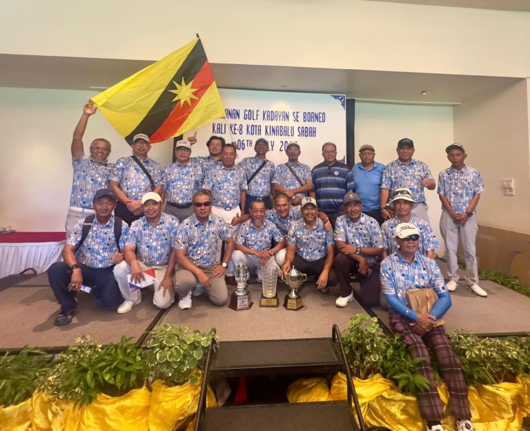Pasukan Kadayan Sarawak juara Kejohanan Golf Se-Borneo Ke-8