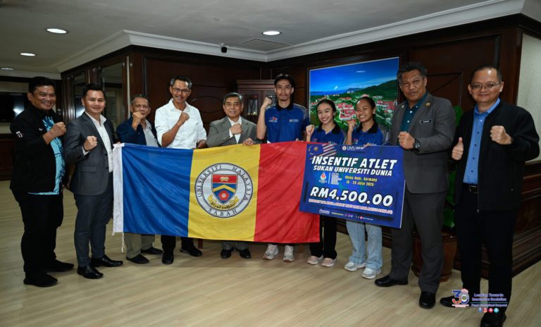 Tiga atlet UMS terima insentif, beraksi ke WUG