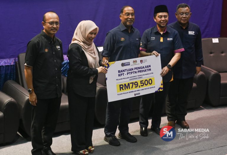 159 pelajar UiTM Sabah terima bantuan pengajian KPT-PTPTN MADANI