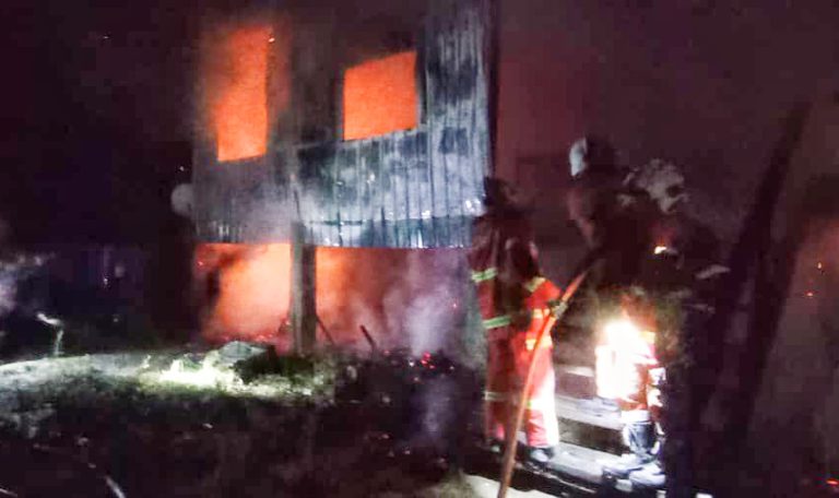 Suami isteri rentung dalam kebakaran rumah di Kota Belud