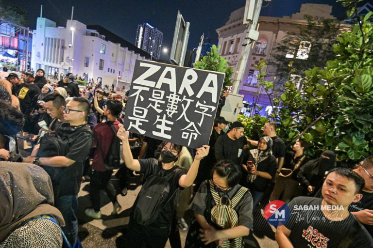 Peserta Himpunan Solidariti Untuk Zara Kecewa Pentas Dijadikan Medan Politik