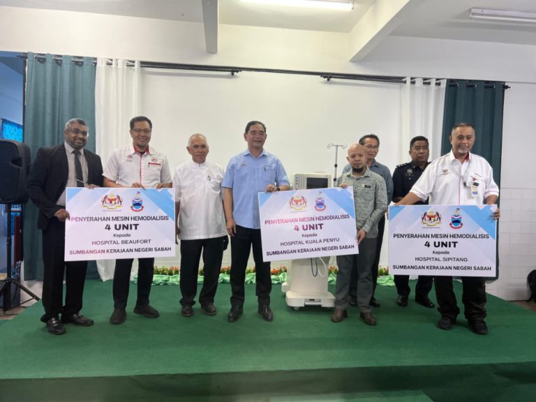 Sumbangan mesin hemodialisis kepada hospital, komitmen Kerajaan Negeri terhadap kesejahteraan rakyat