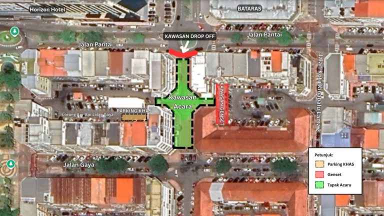 Beberapa jalan, parkir ditutup sementara sempena ‘Sabah Fest’