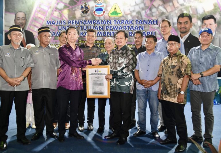 Kerajaan Negeri beri perhatian masalah kampung yang belum diwartakan