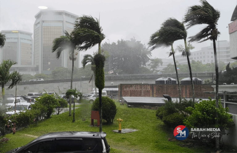 Beberapa daerah di Sabah dijangka dilanda ribut petir dan angin kencang – MetMalaysia