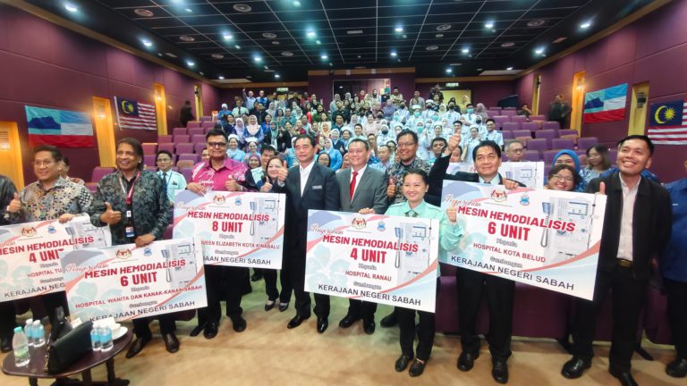 36 mesin hemodialisis baharu tampung rawatan 1,057 pesakit buah pinggang di Kota Kinabalu