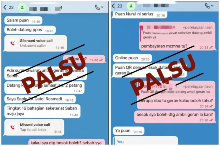SSMJ nafi tawar geran dan bantuan kewangan melalui WhatsApp