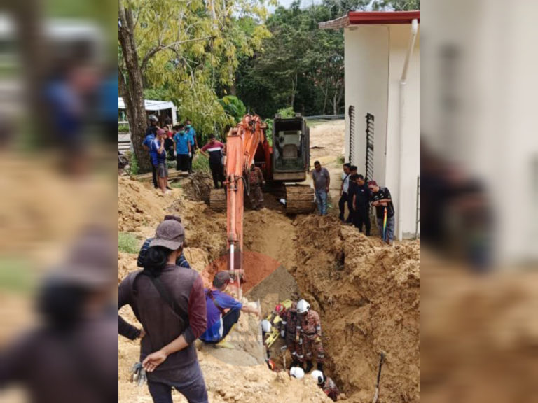 Pekerja maut tertimbus runtuhan tanah