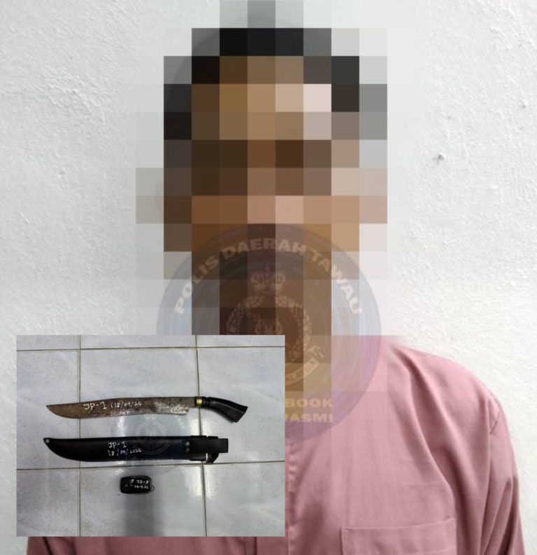 Suami ditahan ugut isteri dengan parang