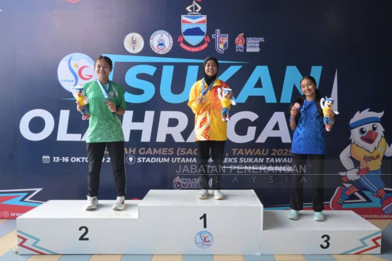 SAGA XI : Atlet Kalabakan catat sejarah, Nur Denisha perbaharui rekod kejohanan