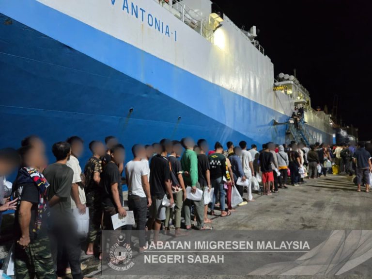 616 warga Filipina dihantar pulang dari Sabah