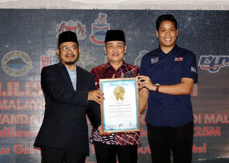 Gunung Kinabalu diiktiraf Malaysia Book of Records bagi penanda arah kiblat tertinggi