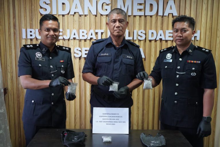 Lelaki warga asing ditahan, rampas syabu lebih 200 gram