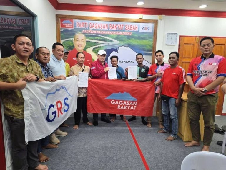 GRS terus kukuh di Sukau, ahli UMNO Muming pilih Gagasan Rakyat