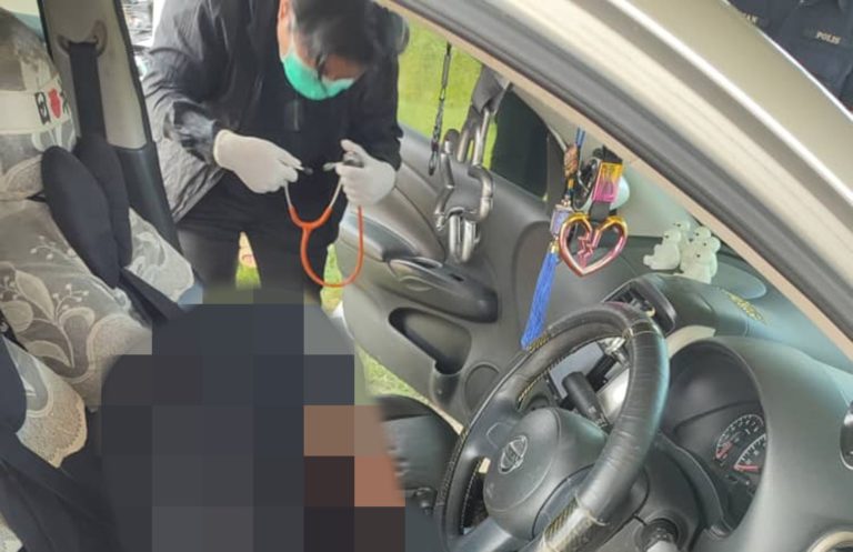 Lelaki ditemui maut dalam kereta di parkir masjid