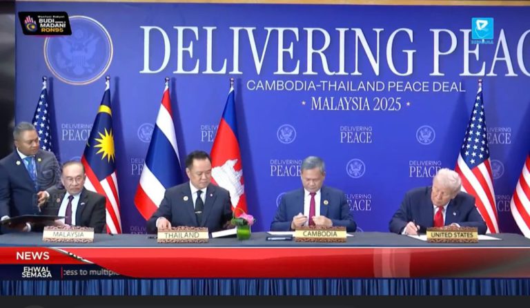 Anwar, Trump saksikan pemeteraian “Delivering Peace” Thailand–Kemboja