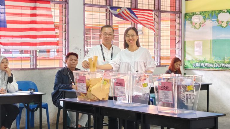 Chan Foong Hin tenang hadapi keputusan, selesai mengundi di Penampang