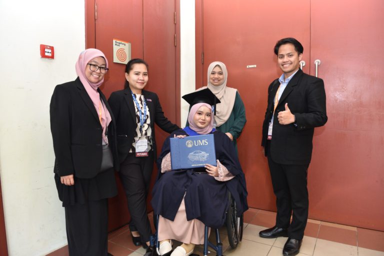 Keterbatasan fizikal tidak halang graduan OKU tamatkan pengajian