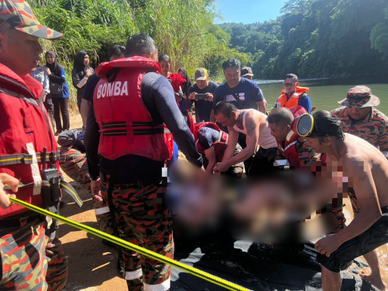 Kegembiraan sekumpulan rakan bermandi-manda bertukar tragedi, salah seorang ditemukan lemas