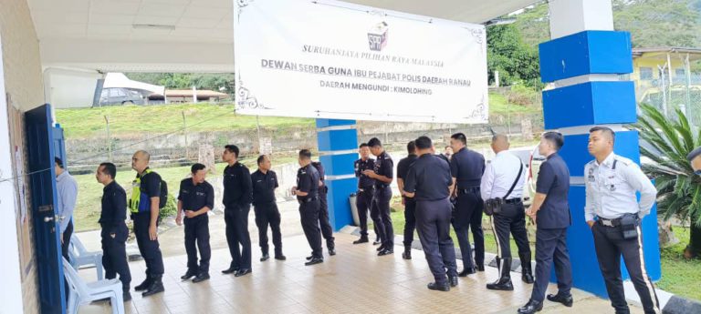 Proses pengundian awal di IPD Ranau berjalan lancar