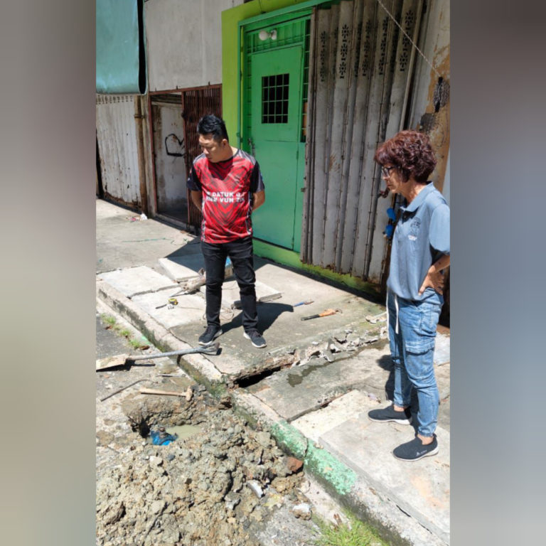 Pasukan ‘Task Force penyandang DUN Karamunting turun padang atasi bekalan air Blok A, Bandar Leila