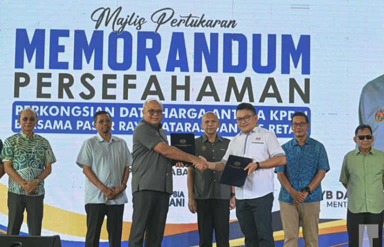 Dua pasar raya di Sabah sertai inisiatif digitalisasi data harga barangan melalui aplikasi PriceCatcher