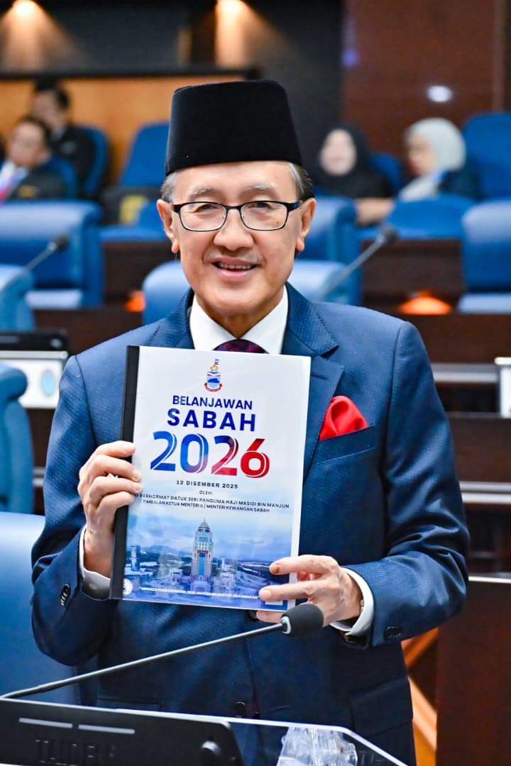 Belanjawan 2026: Kerajaan Sabah umum Bantuan Khas sebulan gaji untuk 18,853 penjawat awam