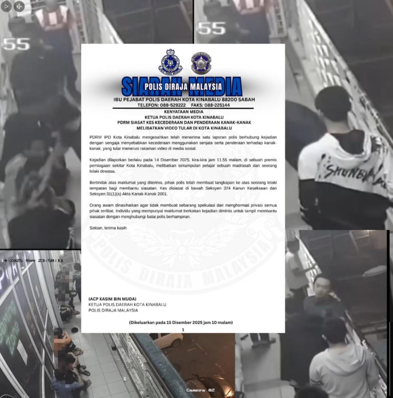 Lelaki ditahan berhubung video tular pukul kanak-kanak