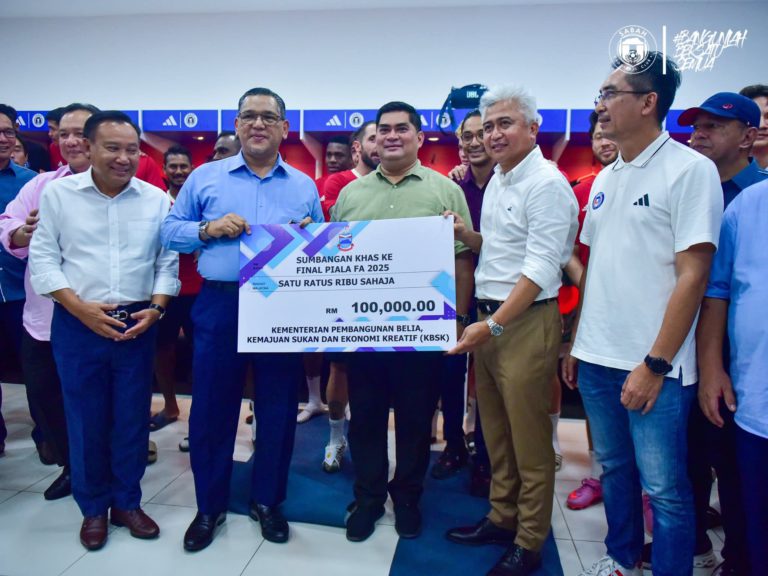 Piala FA : Kerajaan Sabah salur insentif penghargaan kepada Sabah FC selepas mara ke final