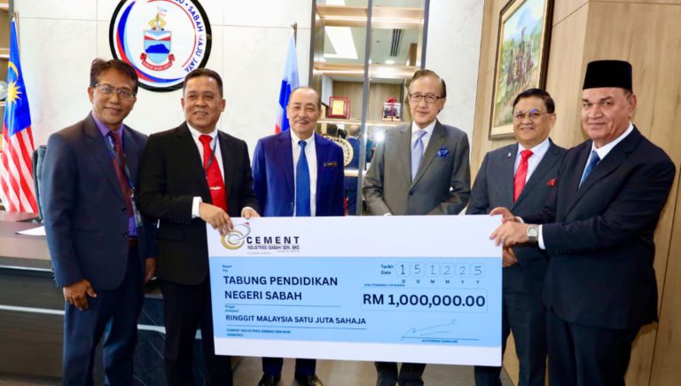 Cement Industries sumbang RM1.0 juta untuk Tabung Pendidikan Sabah