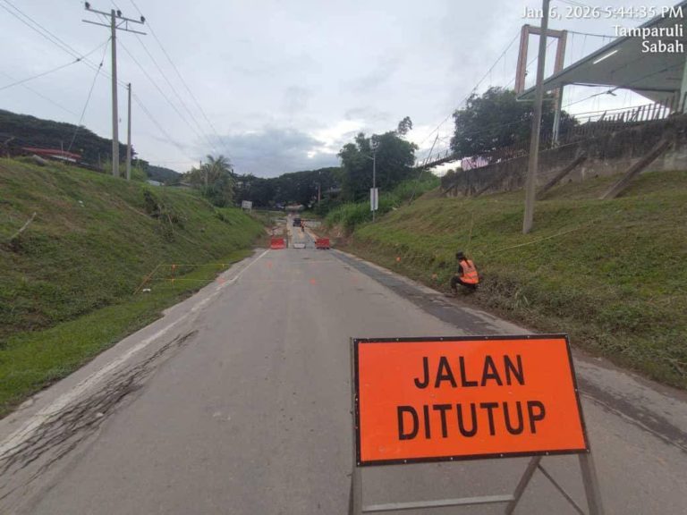 Jambatan LLC Tamparuli ditutup sementara