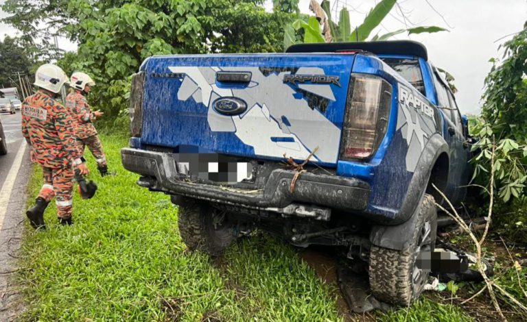 Suami isteri maut dalam nahas jalan raya di Jalan Tamparuli–Ranau