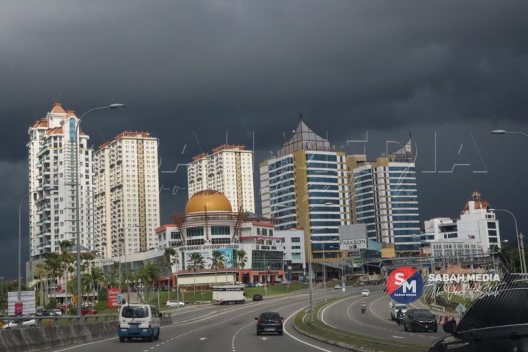 Hujan lebat, angin kencang dijangka landa beberapa kawasan di Sabah