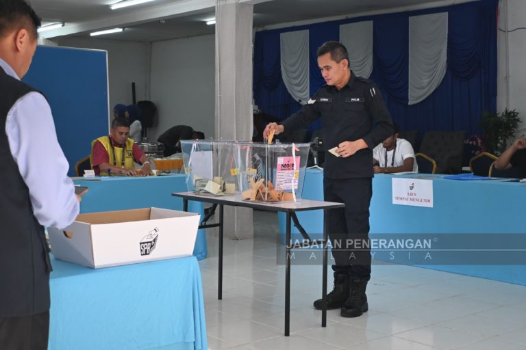 PRK Kinabatangan, Lamag : Pengundian berjalan lancar, 93 peratus keluar mengundi
