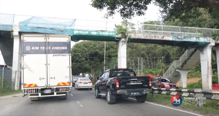 Penutupan sementara Jalan Tuaran bagi kerja perobohan jejantas