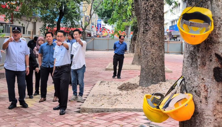 Jalan Gaya Blok D dibuka semula 30 Januari, Joniston tinjau projek naik taraf jalan
