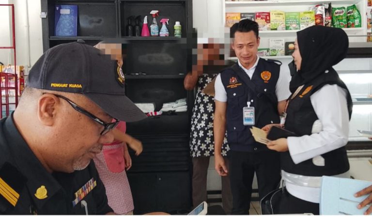 Tiga peniaga dikompaun dalam operasi bersepadu KPDN Beaufort