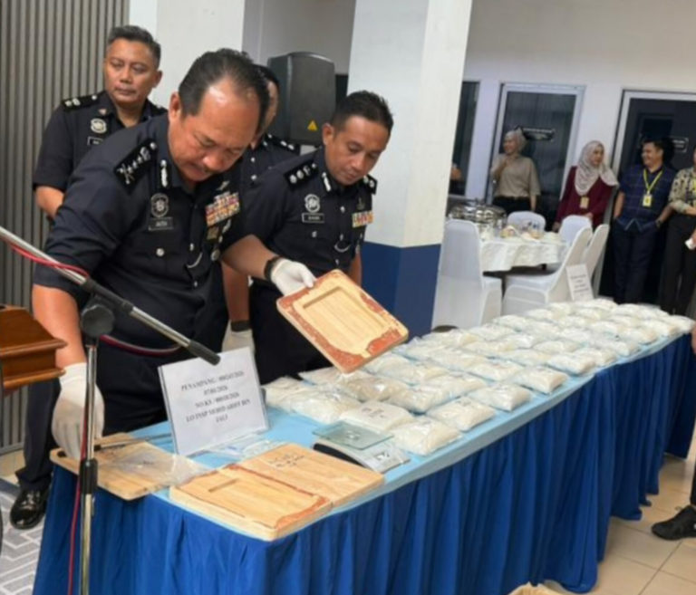 Polis tumpaskan sindiket dadah, rampas syabu bernilai RM1.26 juta
