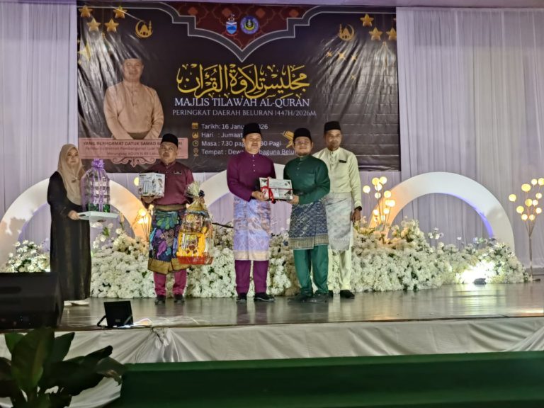 Mohd Shafiqin, Siti Ainul Suffiah wakili Beluran ke MTQ Bahagian Sandakan