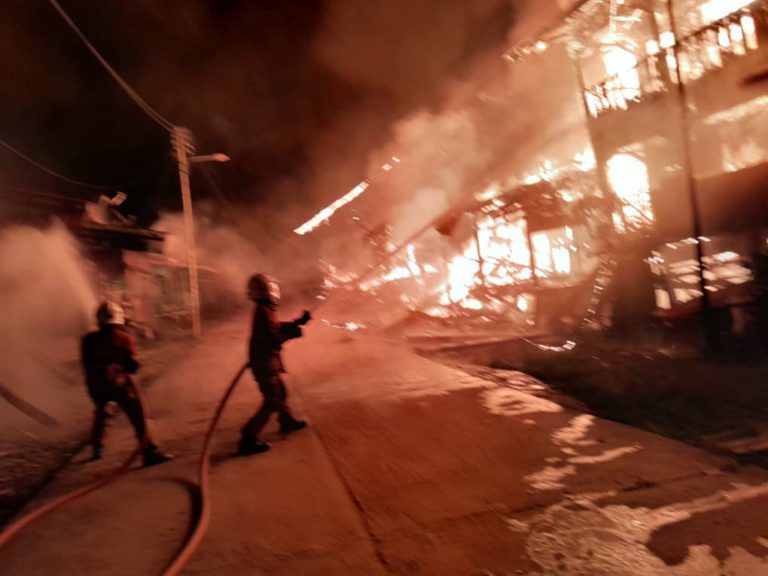 Tujuh rumah musnah dalam kebakaran di Kinabatangan