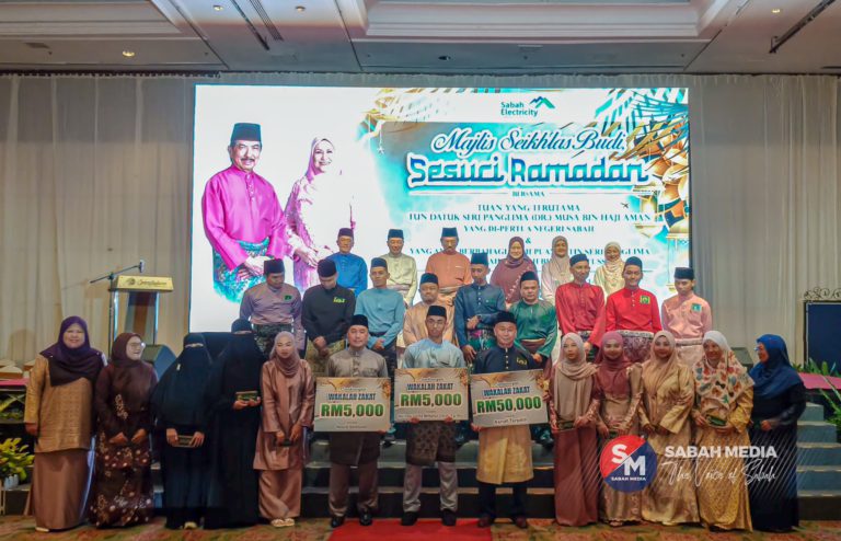 Sumbangan wakalah zakat Sabah Electricity manfaatkan 250 pelajar dan asnaf