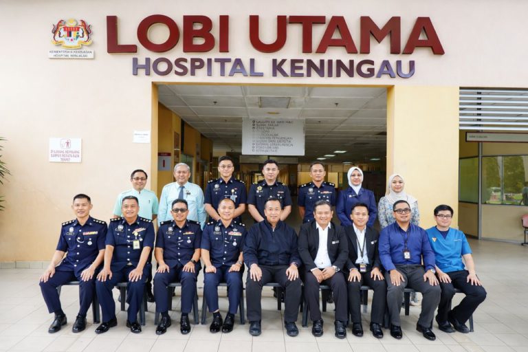 Kerjasama strategik Hospital Keningau–PDRM, perkukuh pengurusan kes libat kepentingan awam