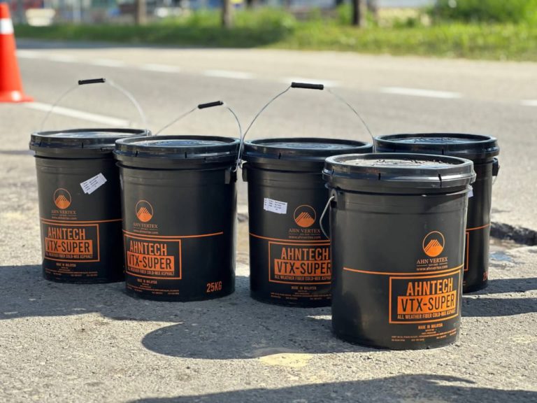 JKR Sabah uji teknologi ‘Ahntech VTX–Super’ untuk tampalan jalan