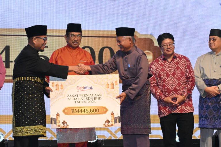 Sedafiat salur zakat RM445,600 kepada MUIS, bantu komuniti Sabah